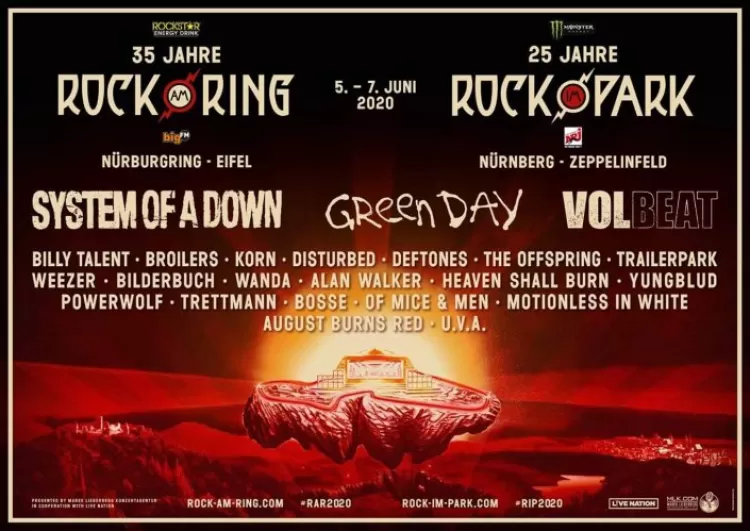 Фестиваль Rock am Ring 2020
