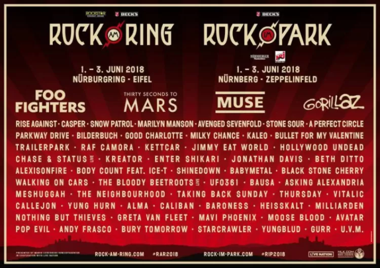 Фестиваль Rock am Ring 2018