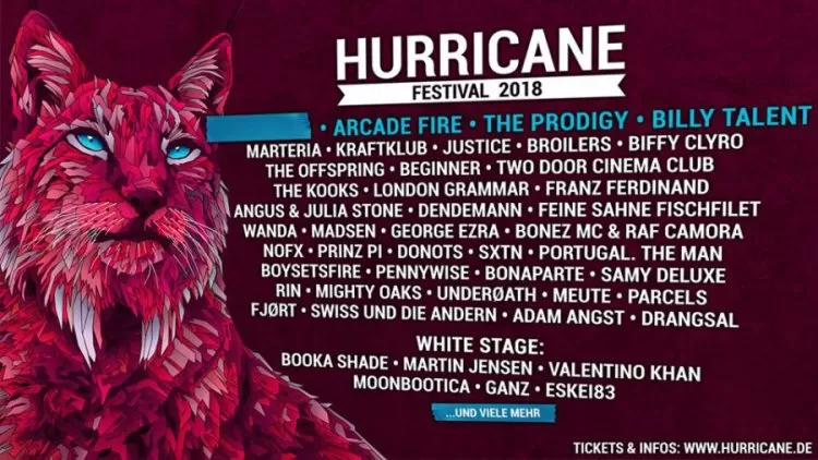 Hurricane 2018: программа фестиваля, участники