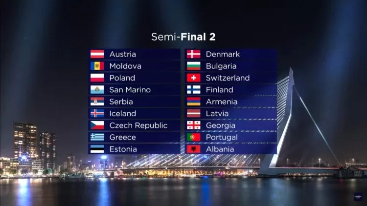 Евровидение 2020, 2-ой полуфинал