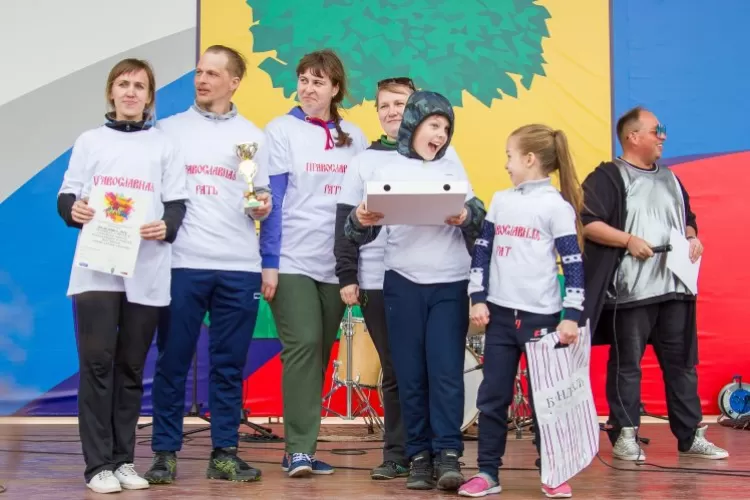 Семейный фестиваль в центре Воронежа